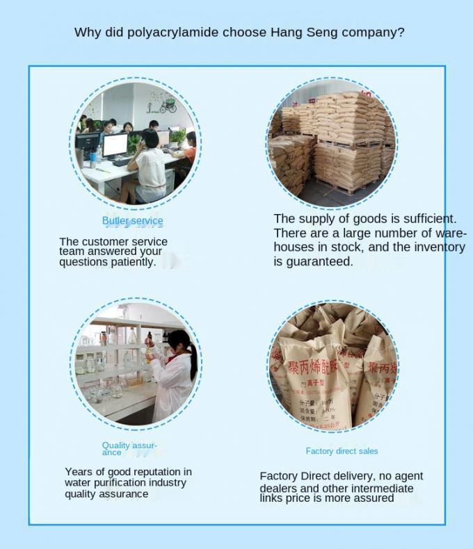 Atık Su Arıtma Polimer Topaklayıcı için Katyonik Poliakrilamid Topaklayıcı PAM 9