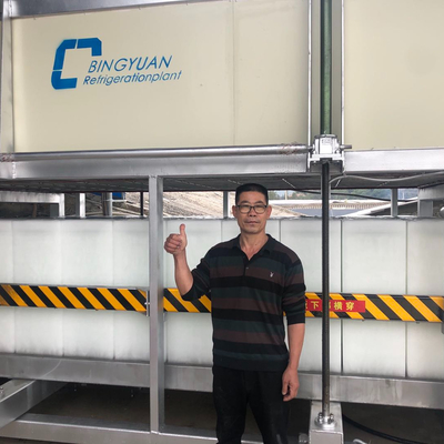 Buzdolapları için 10T Blok Buz Makinesi Yapımı buz bloğu makinesi doğrudan soğutma ticari tip