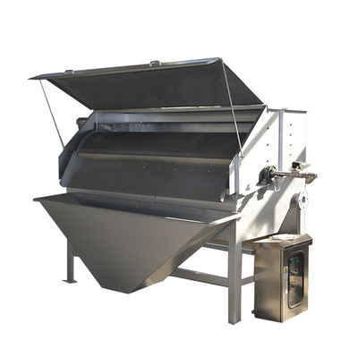 350*600 Harici Besleme Tamburu Filtre Ekranı SS304 SS316 Otomatik Döner Tambur Filtresi